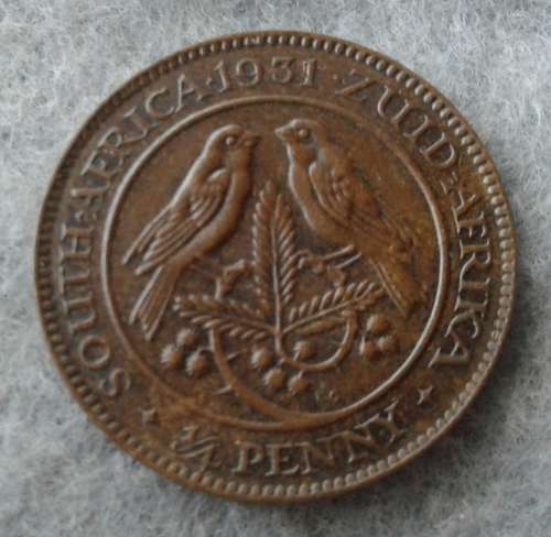 1931 SA UNION ZUID 1/4 PENNY