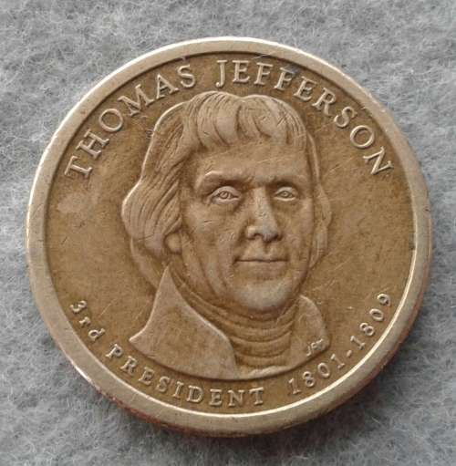 2007 US THOMAS JEFFERSON 1 DOLLAR