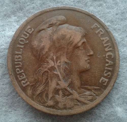 1916 FRANCE 10 CENTIMES