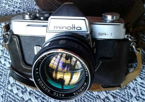 MINOLTA SR-1 : AUTO ROKKER pf1:14 : F-58mm