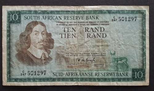 1967 RSA TEN RAND :  FIELD GREEN