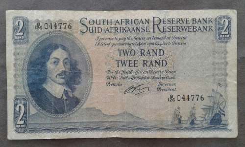 1962 RSA  TWO RAND : G .RISSIK
