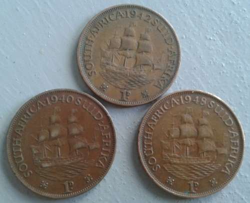 NO DOT/STAR AFTER DATE COLLECTION : 1940 : 42 & 48 : PENNY VARIETY