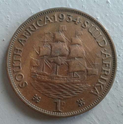 1934 SAU 1 PENNY