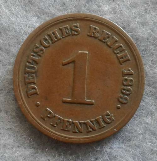 1899 GERMANY 1 PFENNIG (E)