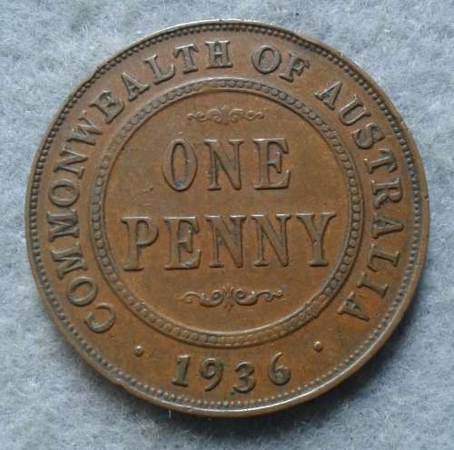 1936 AUSTRALIA ONE PENNY