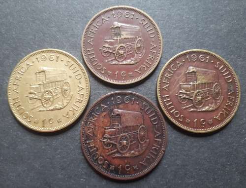 1961 RSA 1 CENT COLLECTION