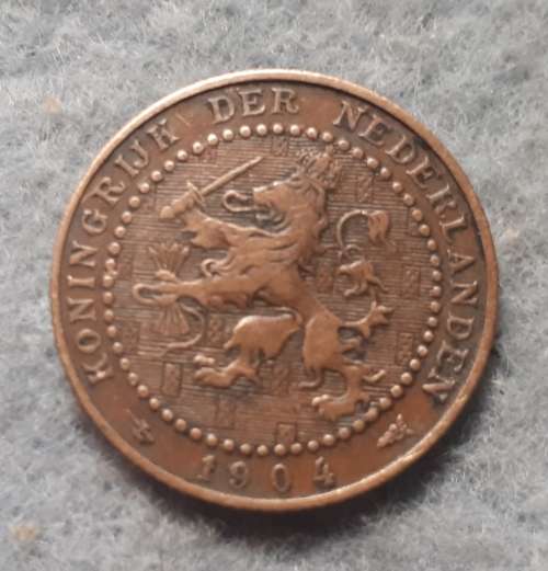 1904 NETHERLANDS 1 CENT