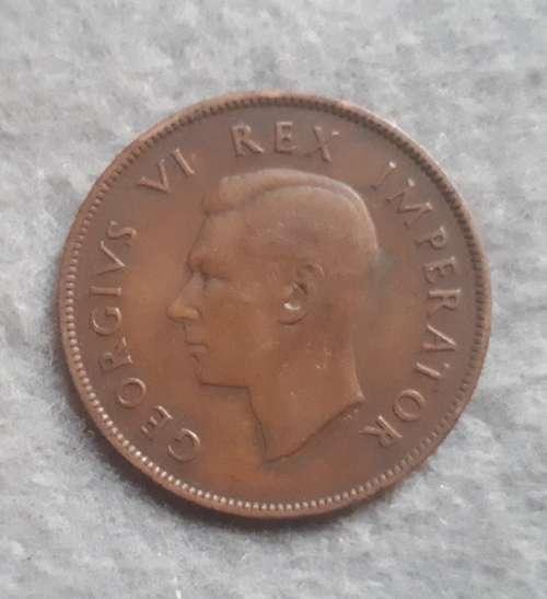 1940 SAU 1 PENNY VARIETY : NO DOT AFTER DATE