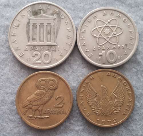 4 X GREECE 1970`S