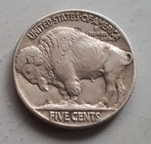 1937 USA FIVE CENT : BUFFALO NICKEL : GOOD LOOKING DETAILS