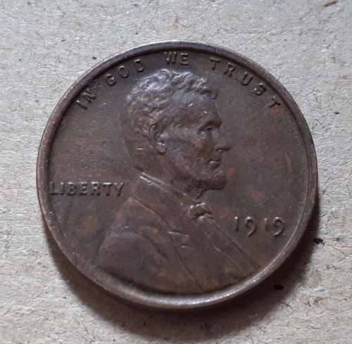 1919 USA ONE CENT : HIGHER GRADE