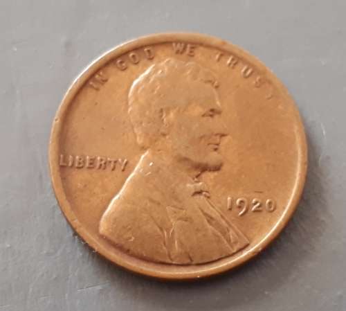 1920 USA ONE CENT (P)