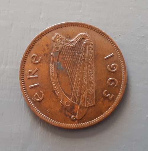 1963 IRELAND 1 PENNY : HIGH GRADE
