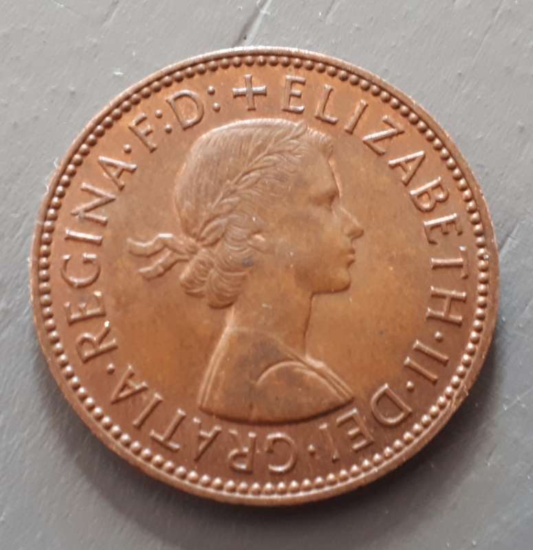 1966 G.BRIT HALF  PENNY