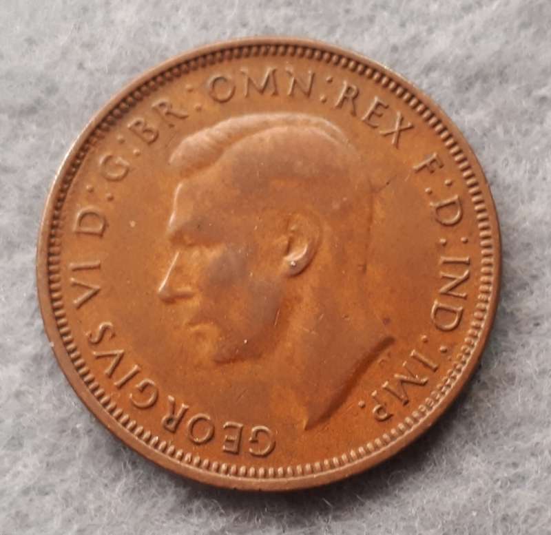 1946 Australia half penny