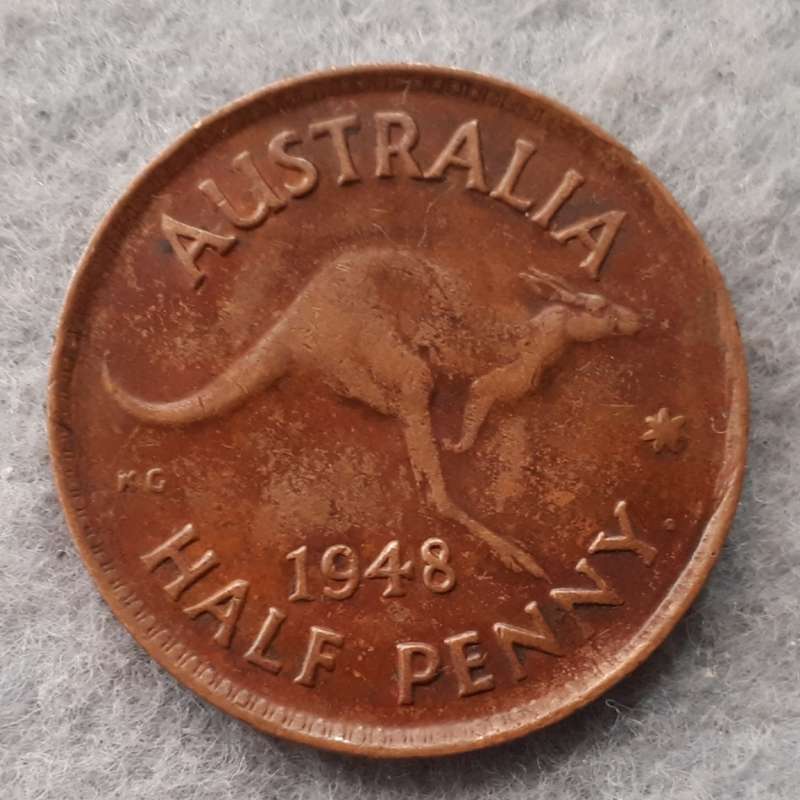 1948 Australia half penny