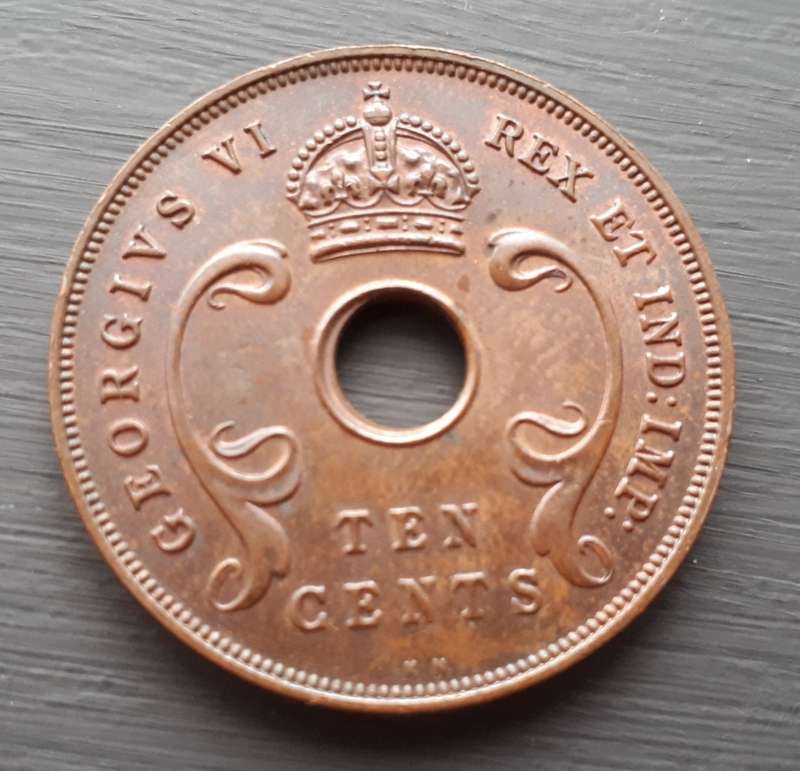 1937 East Africa 10 cent (KN)