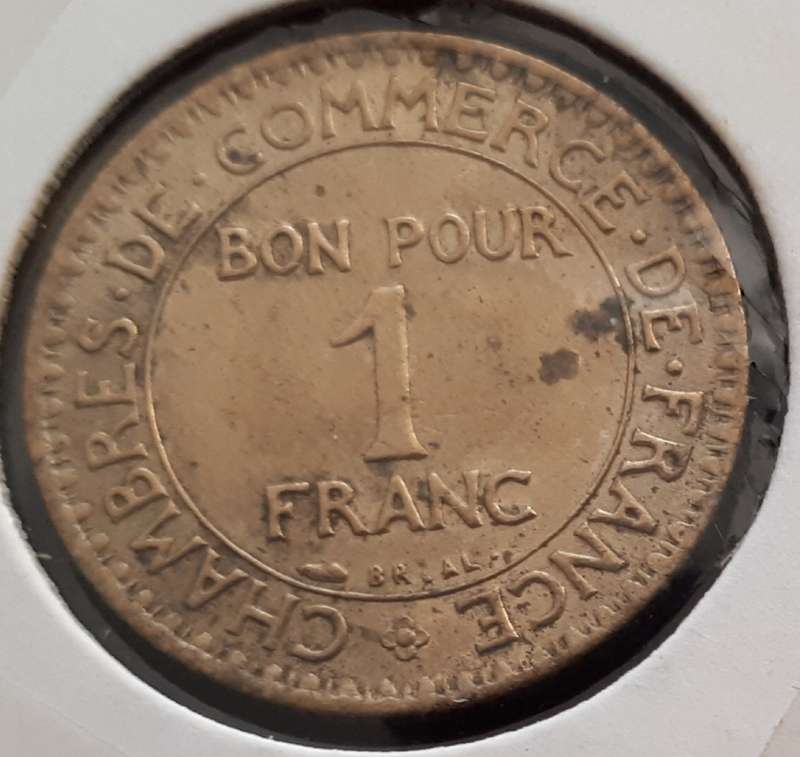 1924 France 1 franc :  Xfine condition