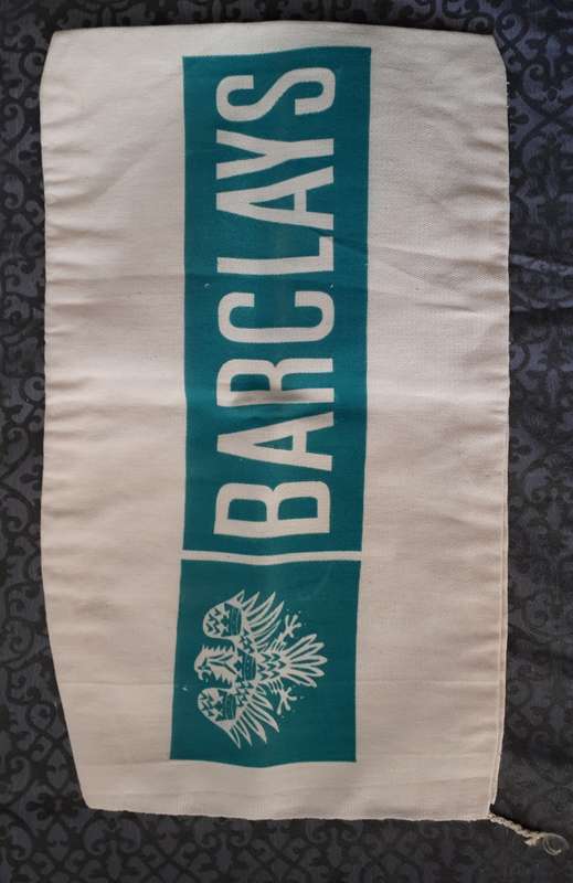 Bank bag : Barclays : unused condition