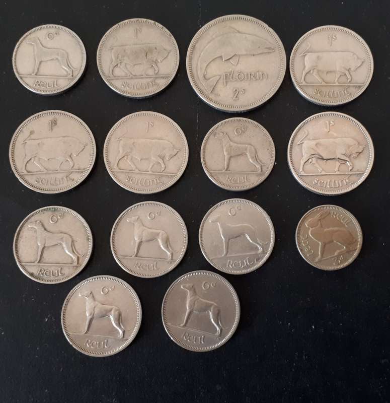 Ireland nickel (x 14 ) collection