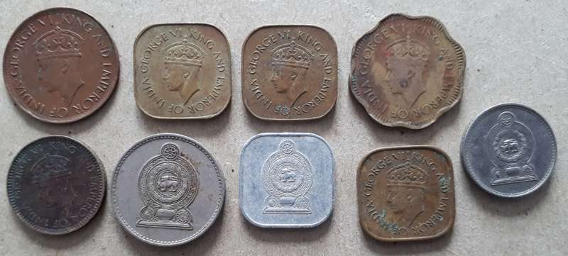 9 x Ceylon /Sri Lanka combo
