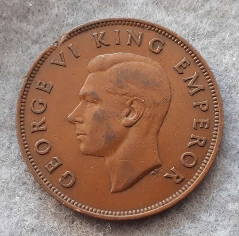 1943 New Zealand 1 penny