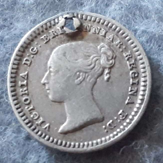 1843 Great Britain 1&1/2 Pence