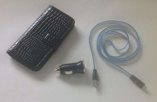 IPHONE 5 BUNDLE INC. LED SYNC CABLE & IN CAR CHARGER