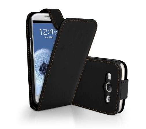 Flip Leather Case Cover II For Samsung I9300 Galaxy S3 III + Screen Protector