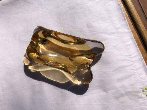 3 Murano cigar ashtrays