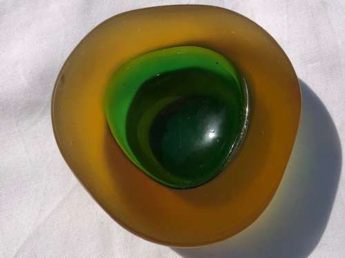 3 Murano cigar ashtrays