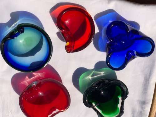5 Different Murano Bowls