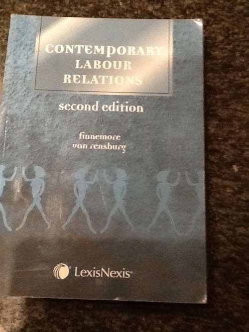 Contemporary Labour Relations 2nd edition Finnemore and van Rensburg