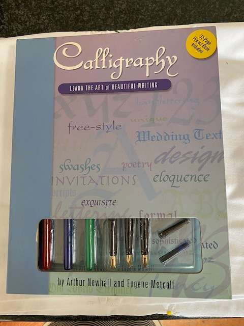 Calligraphy Step by Step Guide - Arthur Newhall and Eugene Metcalf