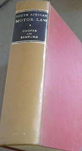 South African Motor Law Juta Cooper and Bamford