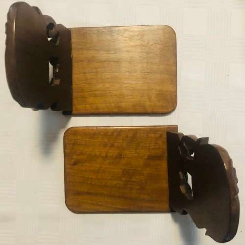 Solid Wood Elephant Bookends Made in India