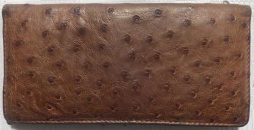 Busby Brown Ladies Ostrich Skin Wallet