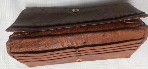 Busby Brown Ladies Ostrich Skin Wallet