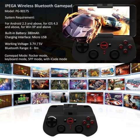Wireless Bluetooth 3.0 Gamepad for Android 3.2 / IOS 4.3 / PC