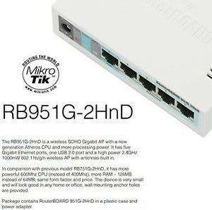 Mikrotik RB951G-2HND 5-Port Gigabit Wireless AP