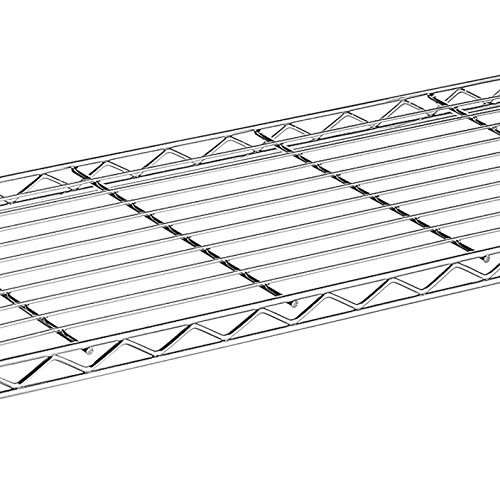 4 Tier Adjustable Chrome Shelving (900w x 360d x 1830h)
