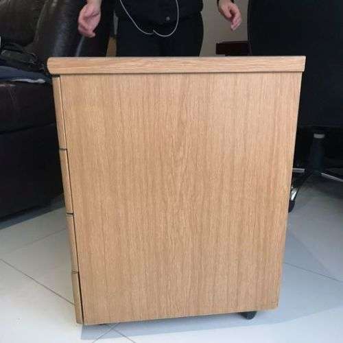 4 Drawer Mobile Pedestal with Top Lock