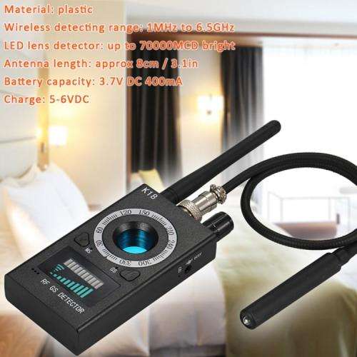 K18 Anti-Sneak Sneak Shot Wireless GPS Detector Wireless Signal Detector