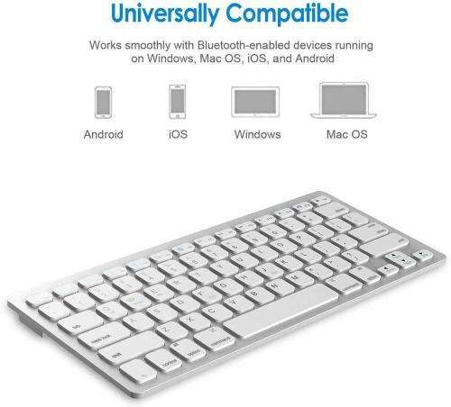 Apple Mini Wireless Bluetooth Keyboard for (Macbook/iMac/iPhone/iPad)