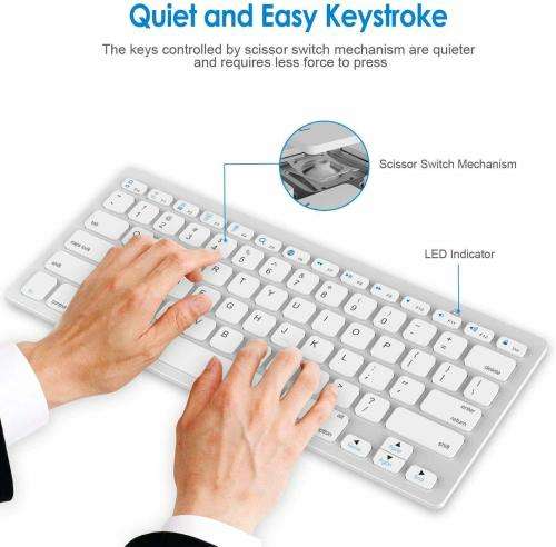 Apple Mini Wireless Bluetooth Keyboard for (Macbook/iMac/iPhone/iPad)