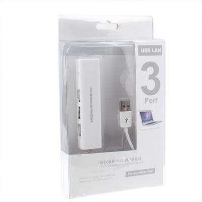 USB To RJ45 Lan Network Ethernet Adapter with 3 Port USB Hub *** Final Clearance Sale***