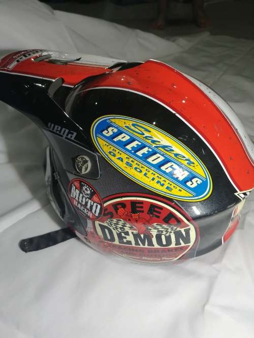 Vega Junior Racing MX Helmet - Medium (Size 71)