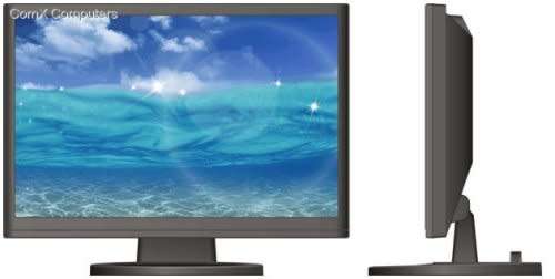 MECER 19` TFT LCD MONITOR WITH BUILT IN SPEAKERS TJ899-BK