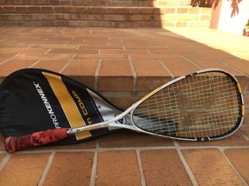Pro Kennex Ti Comp Yellow Squash Racquet - Titanium Matrix Graphite Reinforced - Good condition